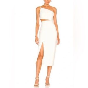 Cinq à Sept One-Shoulder White Dress